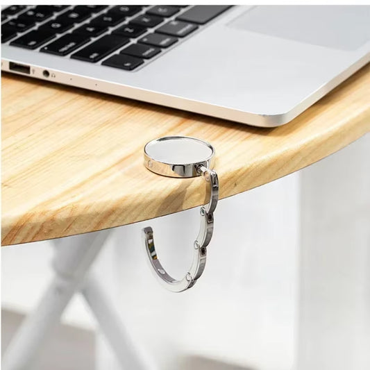 Portable Folding  Handbag Hanger - Multifunctional Table Hook and Accessory